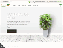 Tablet Screenshot of luxurygardensuk.com
